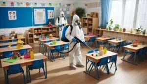 Désinfection des écoles et des crèches : normes et obligations
