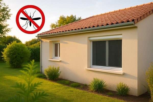 maison protégée moustiques